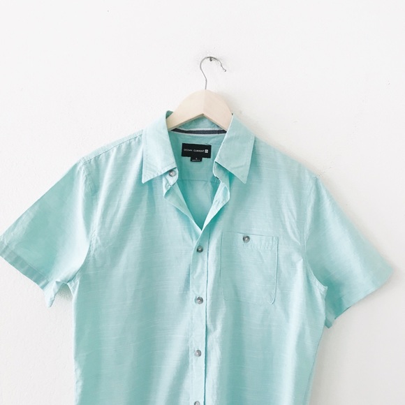 Ocean Current Other - nwot | men’s mint blue casual button down tee